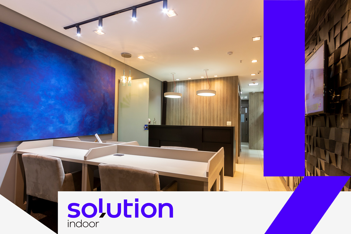 Coworking em Ribeirão Preto, sala da Solution Indoor.